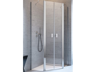 Душевой уголок Radaway Nes PTD, 80 x 80 см, стекло прозрачное, профиль хром