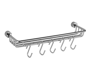 Полка-корзина WasserKRAFT Donau, с крючками, K-9415