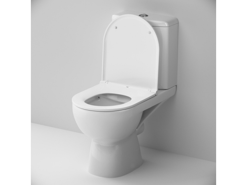 Купить Унитаз-компакт Am.Pm Gem FlashClean безободковый с сиденьем микролифт, C908600SC