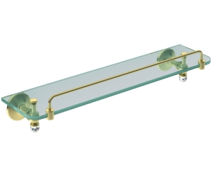 Полка стеклянная Art&Max Antic Crystal AM-E-2682SJ-Do, золото