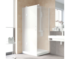 Душевой уголок Vegas Glass AFP-Fis Lux, 120 x 120 x 199.5 см, профиль белый, стекло сатин