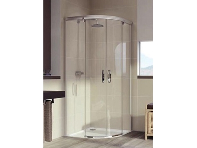Душевой уголок Huppe Aura Elegance 402422.092.321, четверть круга, 90 х 90 х 200 см
