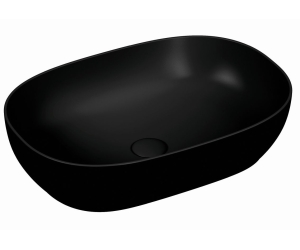 Раковина Vitra Outline 5995B483-0016 накладная цвет - черный матовый 59 х 40.5 х 14.5 см