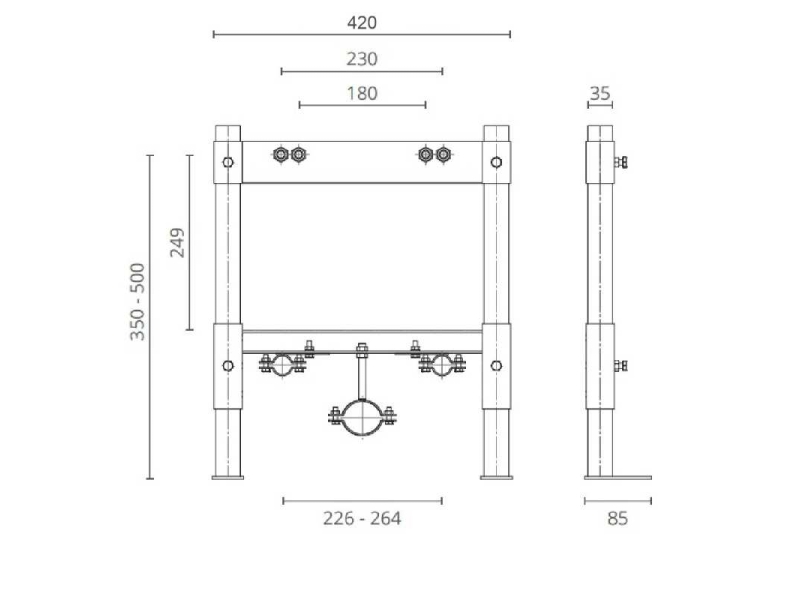 Купить Инсталляция для биде Ctesi Solid, BK0204010