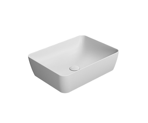 Раковина GSI Nubes накладная, 50 x 38 см, белый матовый, 903709