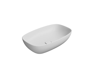 Раковина GSI Nubes накладная, 60 x 38 см, белый матовый, 978309