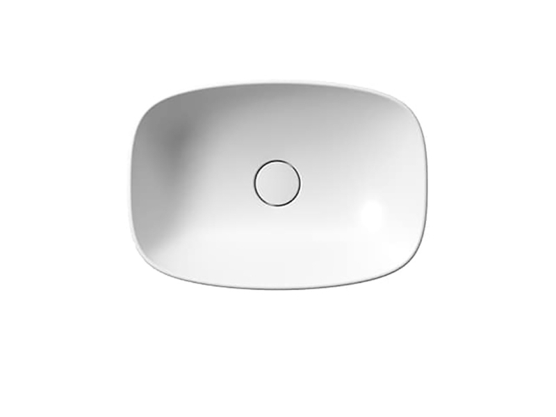 Купить Раковина GSI Nubes накладная, 50 x 35 см, белый матовый, 978409