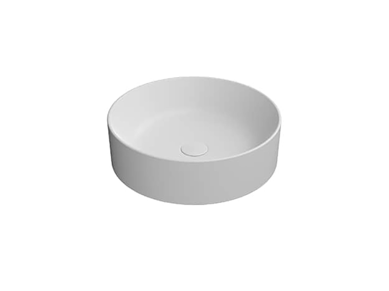 Купить Раковина GSI Kube X накладная, 45 x 45 см, белый матовый, 942709