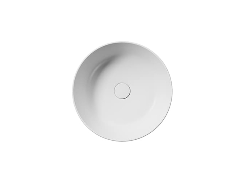 Купить Раковина GSI Kube X накладная, 45 x 45 см, белый матовый, 942709
