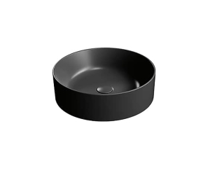 Раковина GSI Kube X накладная, 45 x 45 см, черный матовый, 942726