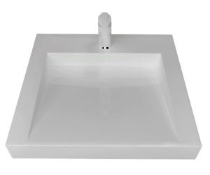 Раковина SuperSan Гурон 60 x 55.5 см над стиральной машиной, GUR-01