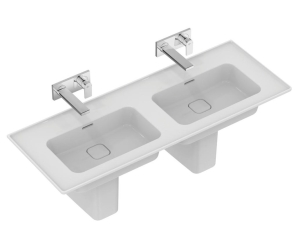 Раковина двойная Ideal Standard Strada II Vanity 124 см, белый, T363601