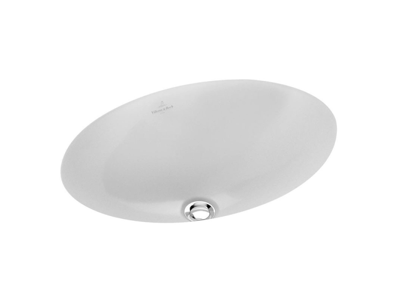 Купить Раковина Villeroy&Boch Loop&Friends, 50 х 36 см, с переливом, альпийский белый, 61611001