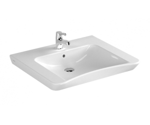 Раковина Vitra S20 5291B003-0012 65 см, подвесная, без отверстия для смесителя, с переливом