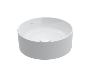 Раковина Villeroy&Boch Collaro, 40 x 40 см, без перелива, встраиваемая сверху, альпийский белый, 4A184001