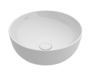 Раковина Villeroy&Boch Artis, 43 х 43 см, на столешницу, альпийский белый CeramicPlus, 417943R1