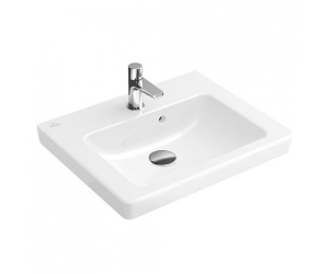 Раковина Villeroy&Boch Subway 2.0, 45 х 37 см, подвесная, альпийский белый 7315F501