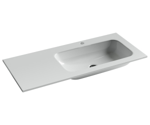 Раковина Ceramica Nova Element встраиваемая, 101 х 45.7 см, правая, белый, CN7015