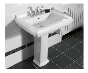 Раковина Villeroy&Boch Hommage, 75 x 58 см, альпийский белый, 710175R1