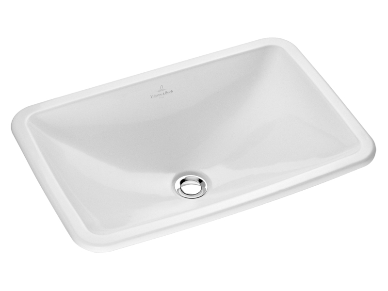 Купить Раковина Villeroy&Boch Loop&Friends, 51 х 34 см, встраиваемая снизу, альпийский белый 6145 10R1