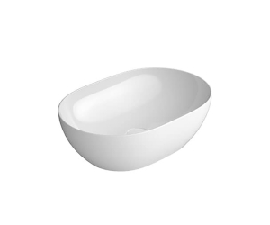 Раковина GSI Pura накладная, 50 x 35 см, белый глянцевый, 886011
