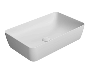 Раковина GSI Nubes накладная, 60 x 38 см, белый матовый, 903609