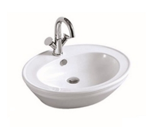 Раковина CeramaLux Lux Classic NC2150 60 x 48 x 16 см накладная, белая