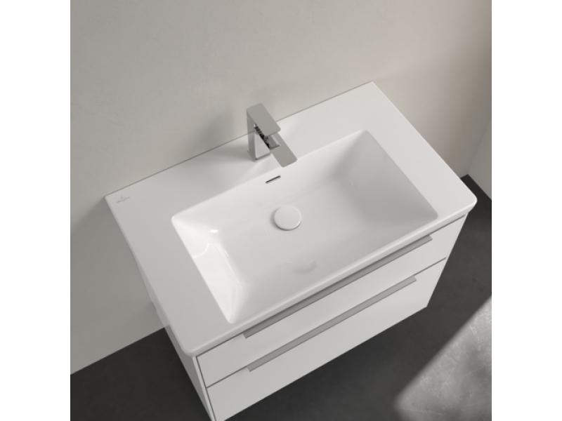 Купить Раковина Villeroy&Boch Subway 3.0, 80 см, альпийский белый, 4A708001