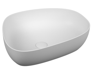 Раковина Vitra Outline 5991B401-0016 накладная цвет - белый матовый 56 х 44 х 14.5 см