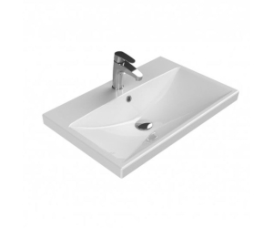 Раковина BelBagno 70 см, керамика, белая, BB-0321-70-LVB