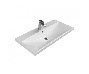 Раковина BelBagno 90 см, керамика, белая, BB-0323-90-LVB