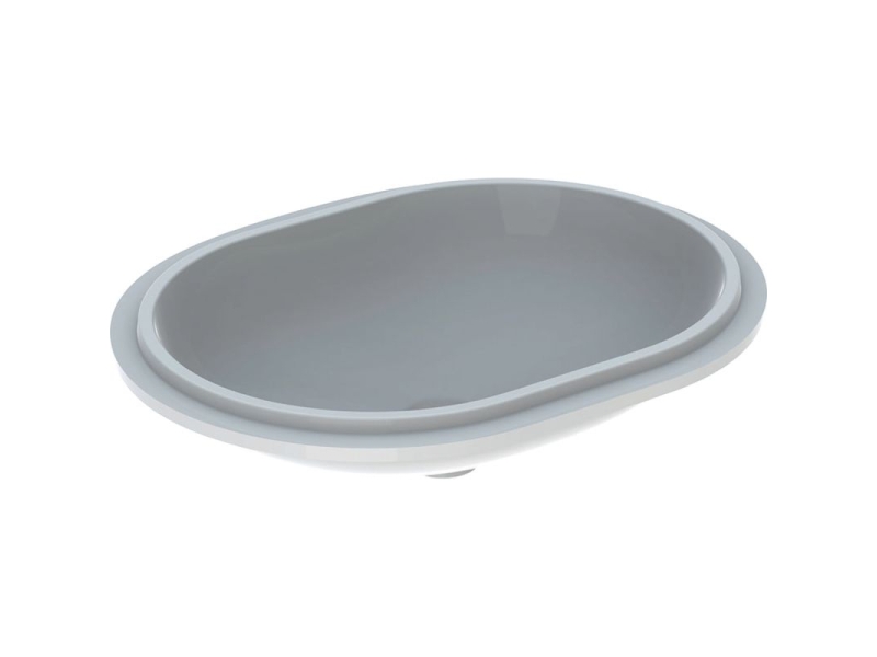 Купить Раковина Geberit Variform 500.758.01.2 55 x 40 см овальная, встраиваемая снизу, без перелива