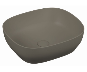 Раковина Vitra Outline 5994B450-0016 накладная цвет - матовый минк 47.5 х 41 х 14.5 см