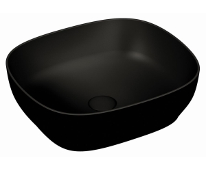 Раковина Vitra Outline 5994B483-0016 накладная цвет - черный матовый 47.5 х 41 х 14.5 см