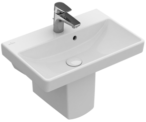 Раковина Villeroy&Boch Avento, 55 х 37 см, подвесная, альпийский белый, 4A005