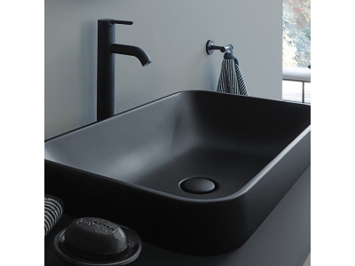 Раковина Duravit Happy D.2 Plus 23596013001 60 x 40 см, покрытие WG, антрацит матовый