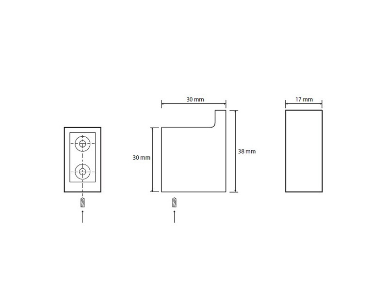Купить Крючок Bemeta Nero 135006010 1.7 x 3 x 3.8 см, черный