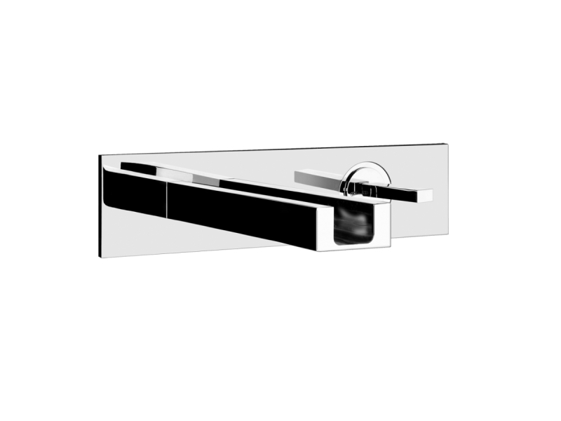 Купить Смеситель Gessi RETTANGOLO CASCATA 30994/031 для раковины, внешняя часть, 185 мм