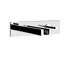Смеситель Gessi RETTANGOLO CASCATA 30994/031 для раковины, внешняя часть, 185 мм