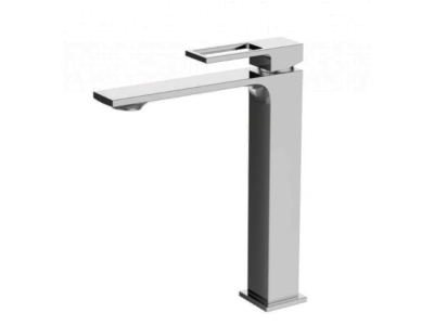 Смеситель для раковины BelBagno Luce LUC-LMC-CRM, высокий, без донного клапана, хром