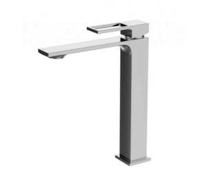 Смеситель для раковины BelBagno Luce LUC-LMC-CRM, высокий, без донного клапана, хром