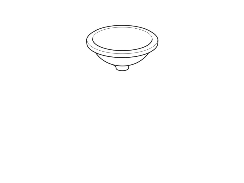 Купить Раковина Geberit Variform 500.746.01.2 D 33 см круглая, без перелива