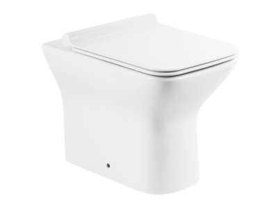 Приставной безободковый унитаз BelBagno Romano, белый, P-trap BB248CBR