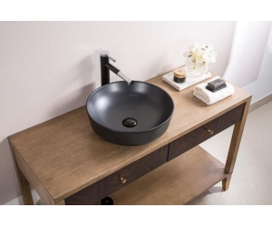 Раковина BelBagno BB1315-H301 накладная 41 х 41 х 13 см, цвет чёрный матовый