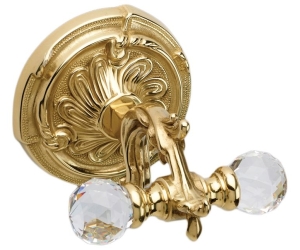 Крючок Art&Max Barocco Crystal AM-1784-Do-Ant-С, античное золото