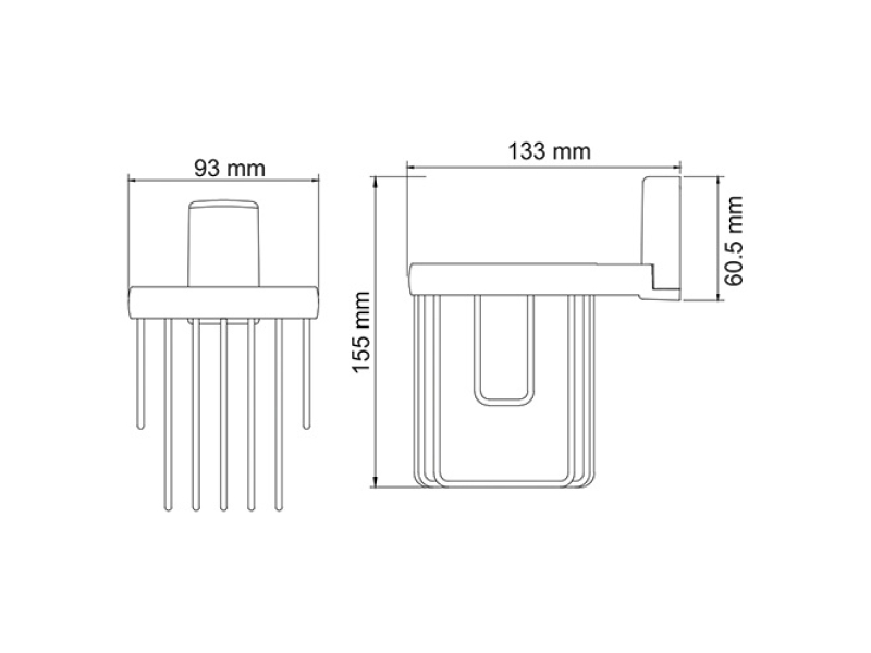 Купить Держатель освежителя WasserKRAFT Exter, К-5245