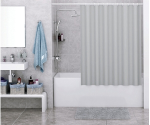 Штора для ванной WasserKraft Oder, 180 x 200 см, навесная, SC-30501