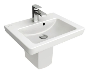 Раковина Villeroy&Boch Subway 2.0, 45 х 37 см, подвесная, альпийский белый 7315