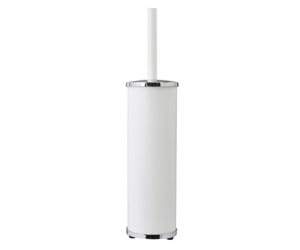 Ершик для унитаза WasserKRAFT K-1027W, напольный, белый/хром