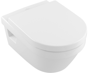 Подвесной унитаз Villeroy&Boch Architectura 5684 H1 R1 alpin CeramicPlus, с микролифтом